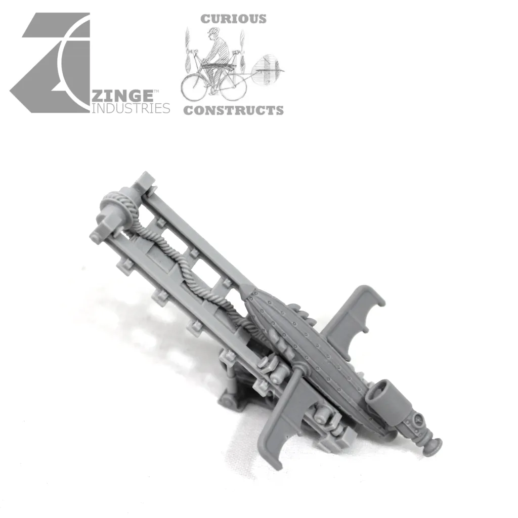 Steampunk Mobile Gun Platform and Gun X 1 - Various