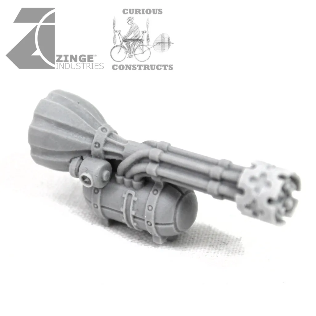 Steampunk Mobile Gun Platform and Gun X 1 - Various