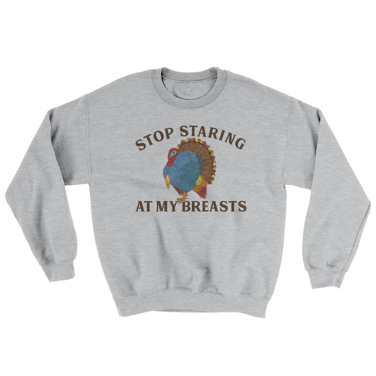 Stop Staring At My Breasts Ugly Sweater