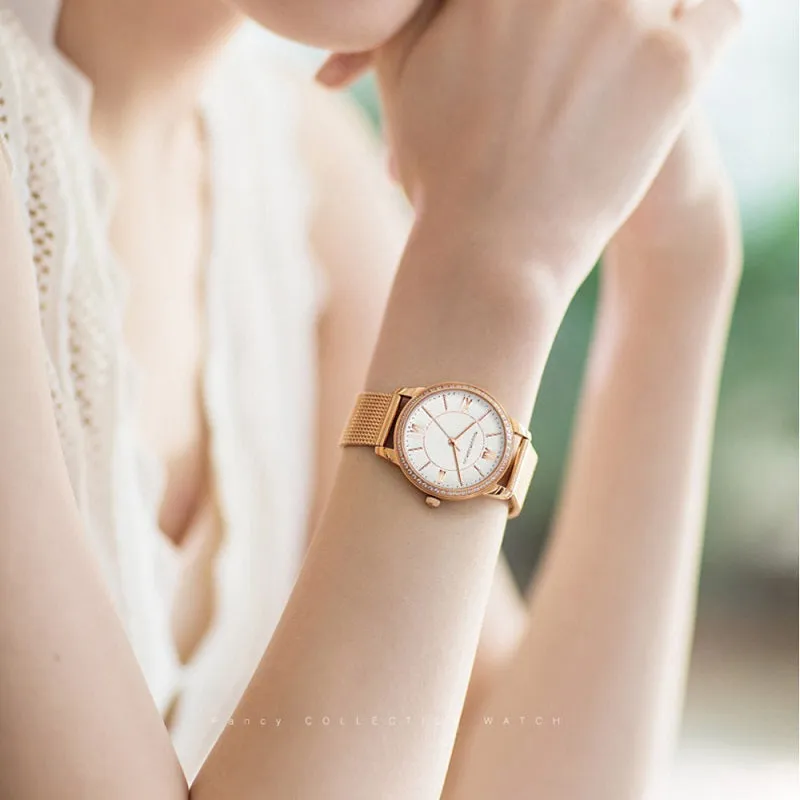 Strarry Sky Dial Waterproof Women's Watch