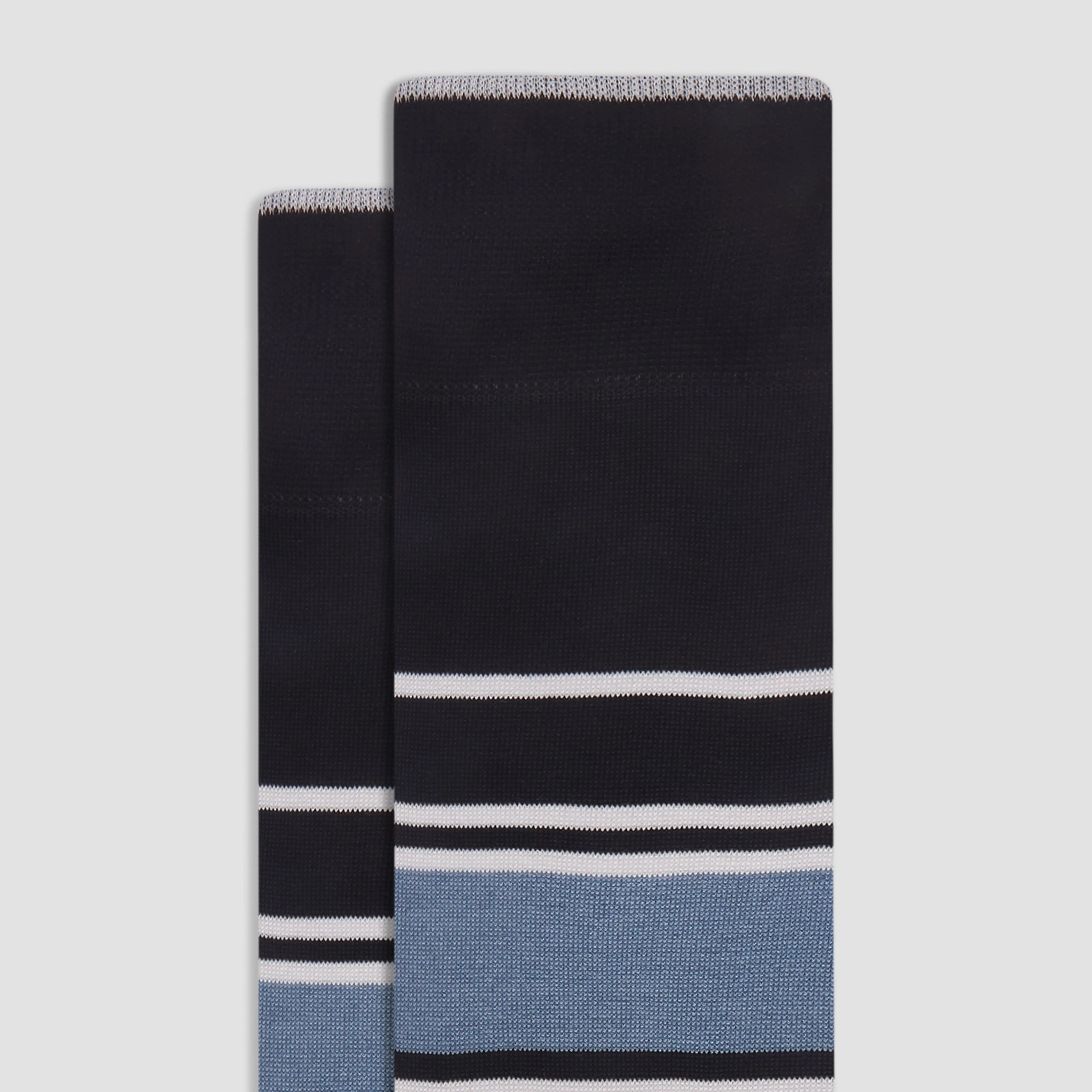 Striped Mid-Calf Socks