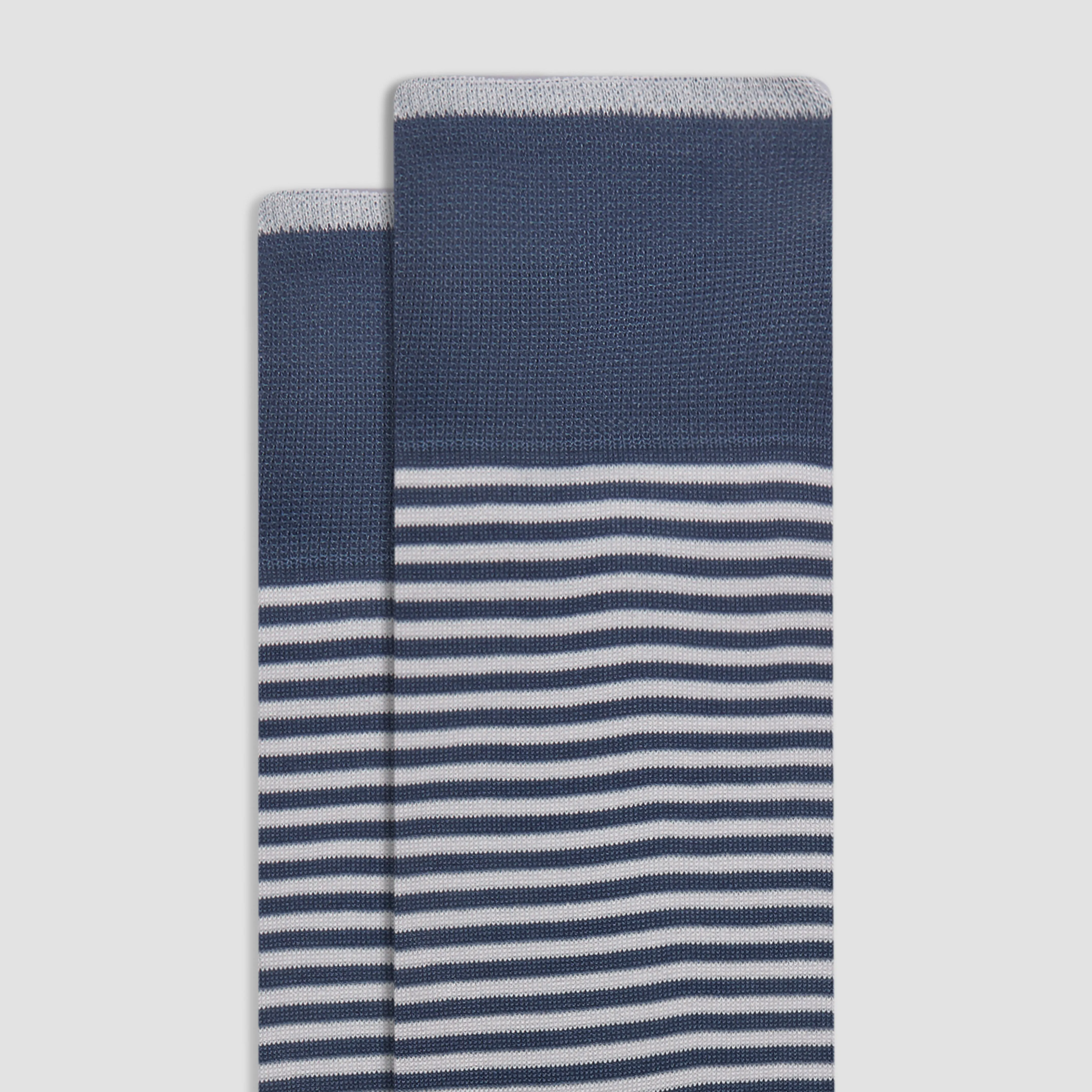 Striped Mid-Calf Socks