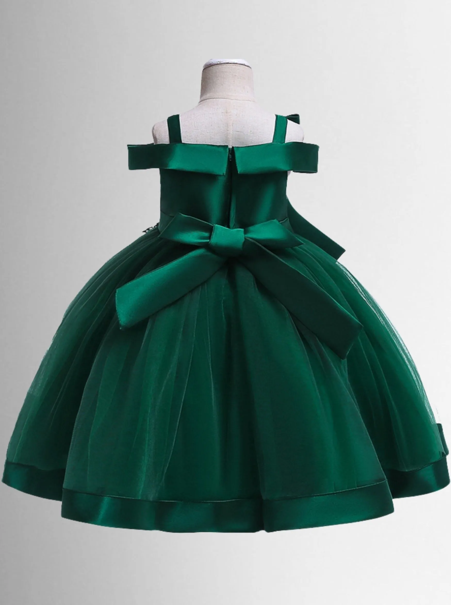 Swan Lake Floral Embroidered Formal Dress