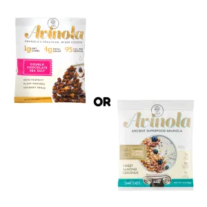Sweet Almond Coconut OR Avinola Double Chocolate Sea Salt Granola