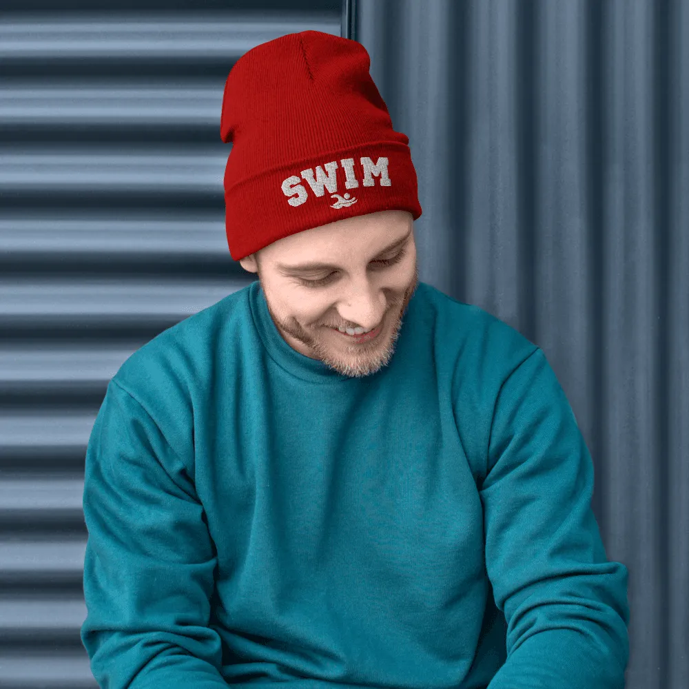 Swim Athletic Embroidered Beanie