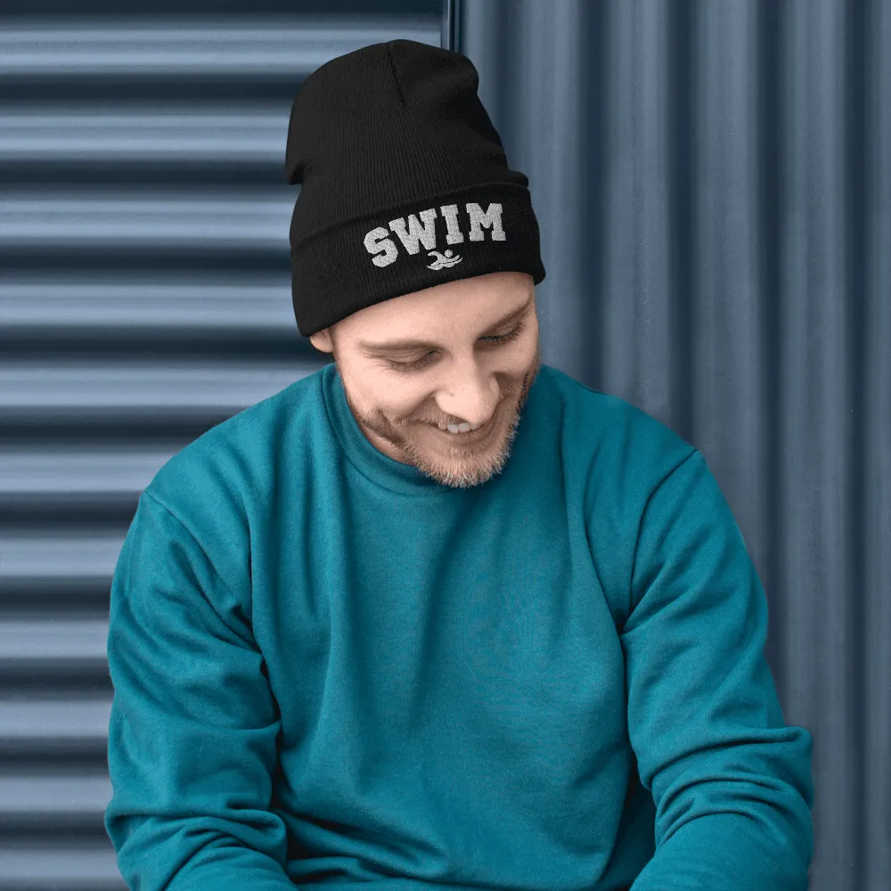Swim Athletic Embroidered Beanie