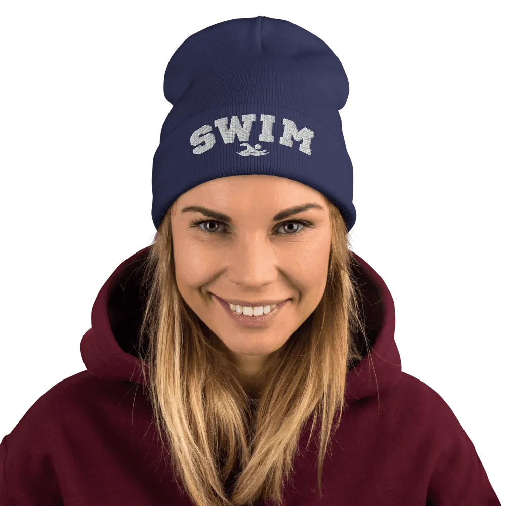 Swim Athletic Embroidered Beanie