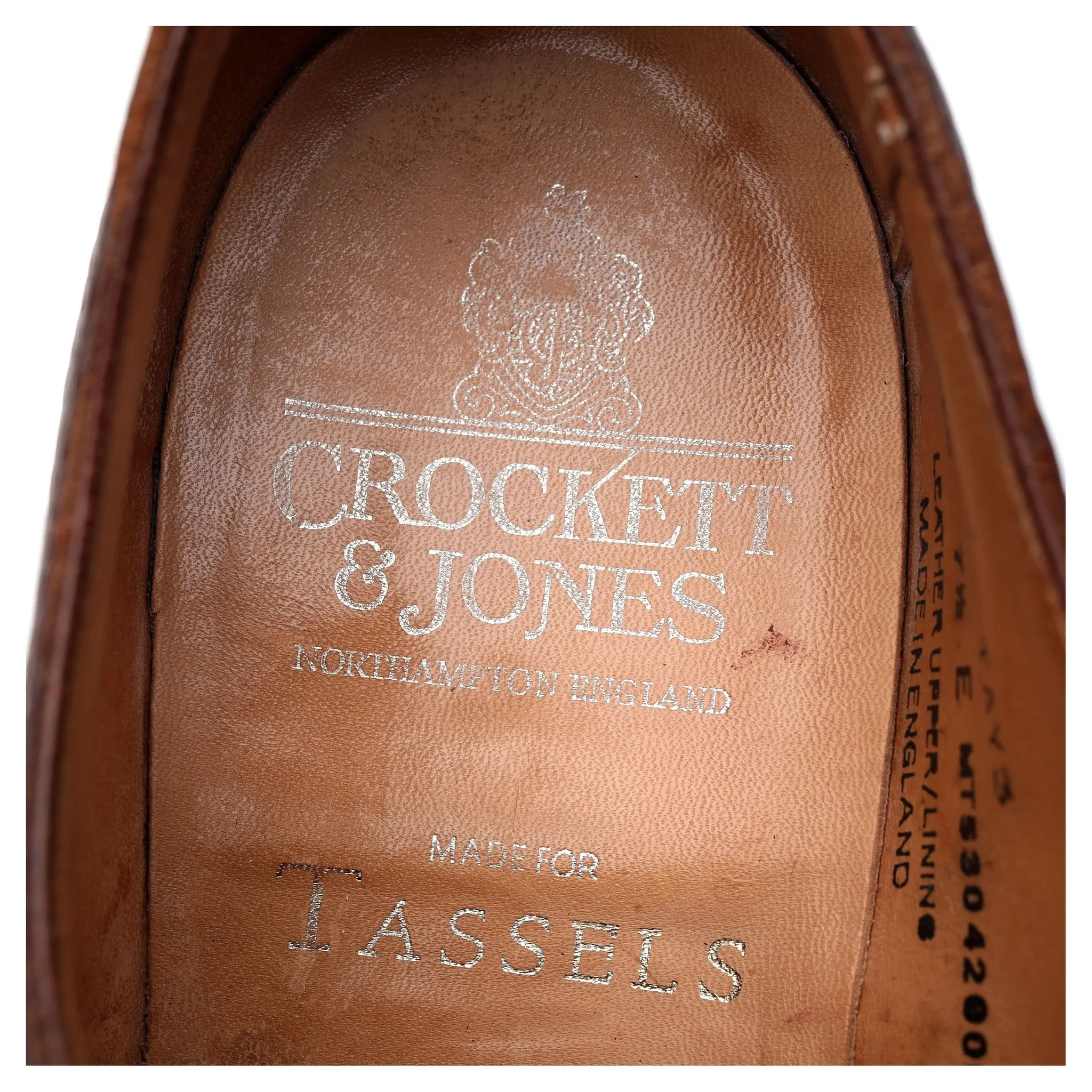 'Tay 3' Brown Leather Double Monk Strap UK 7.5 E