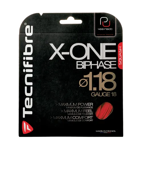Tecnifibre X-ONE Biphase 18 Squash String Set