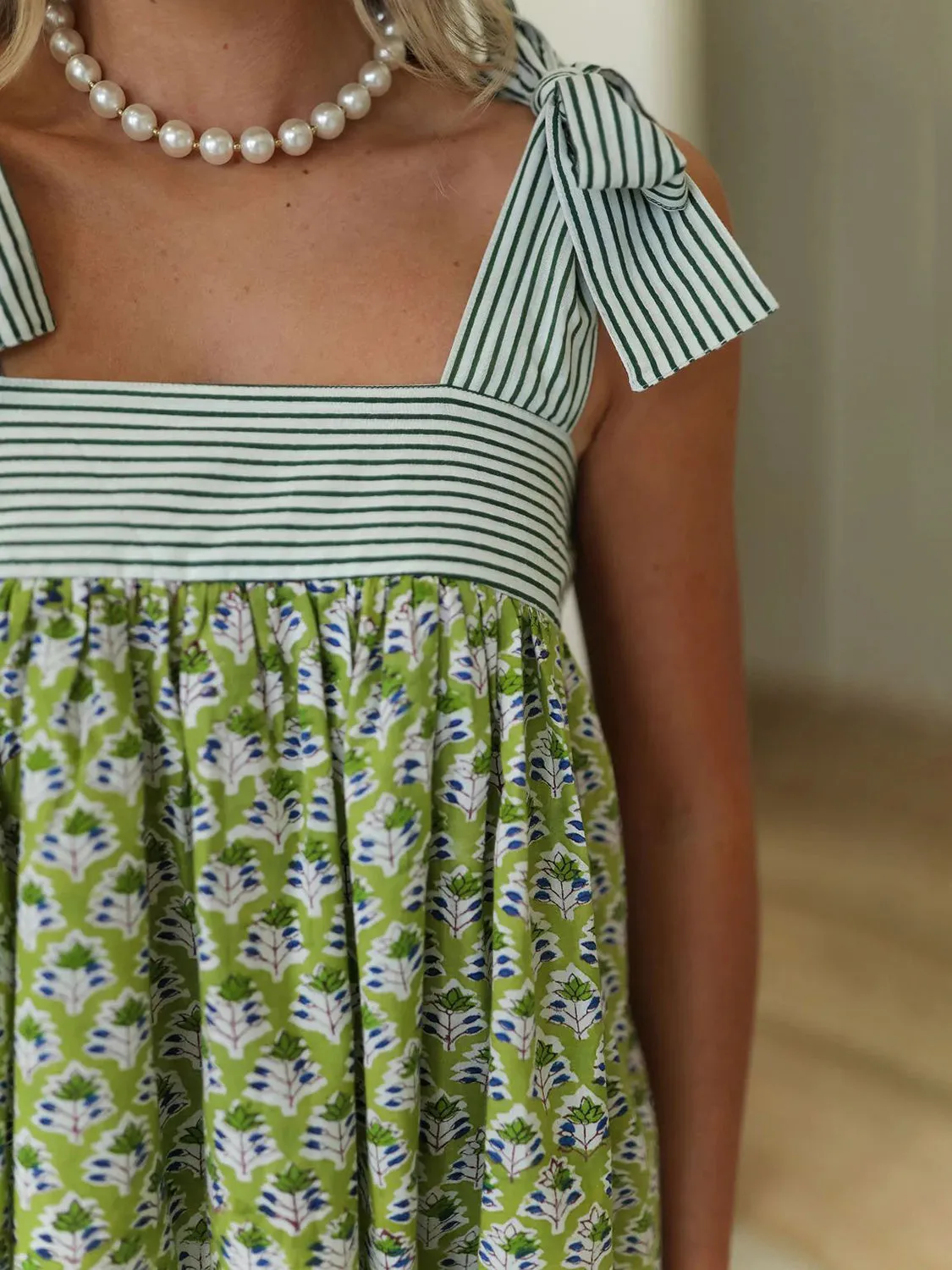 The Darling Drifter Tie Shoulder Mini Dress