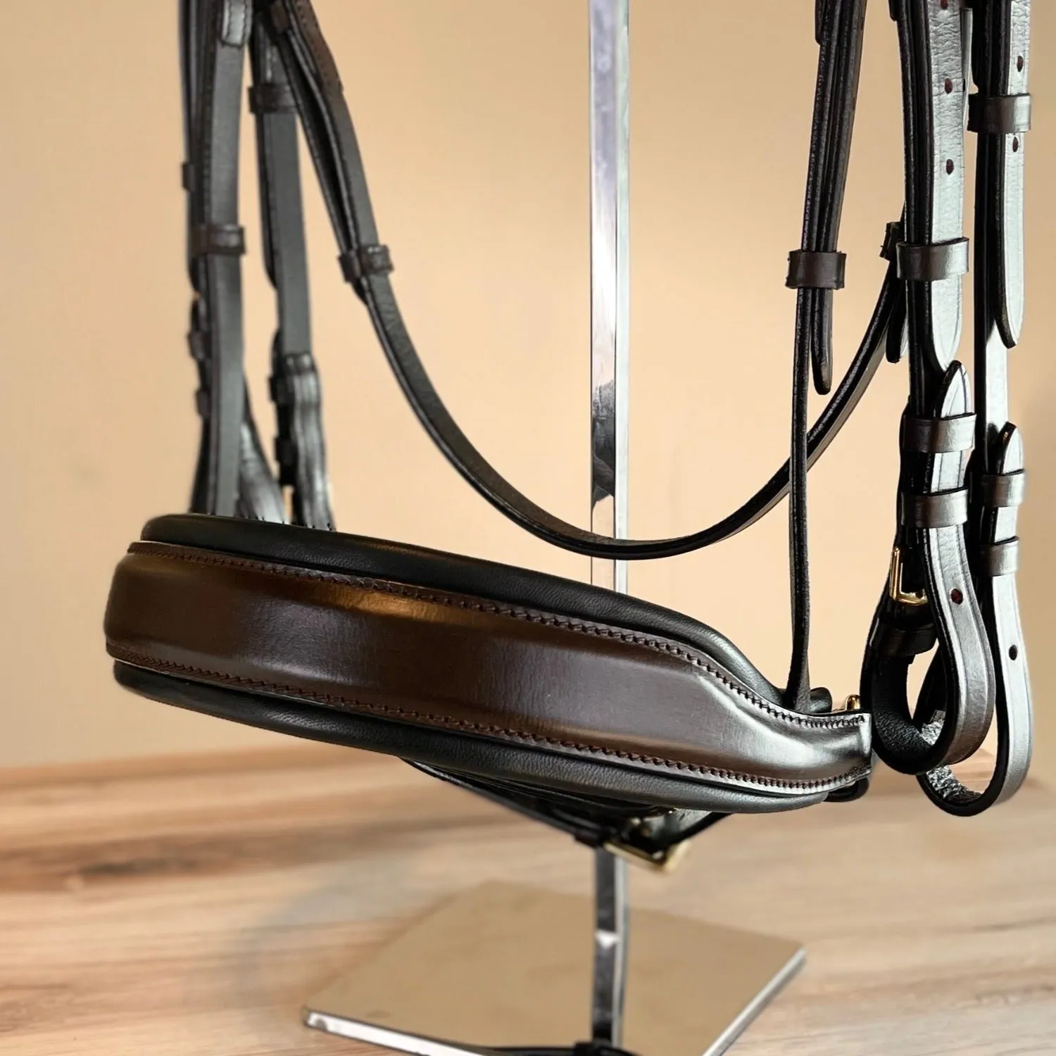 The Sarah - Maple Brown Leather Double