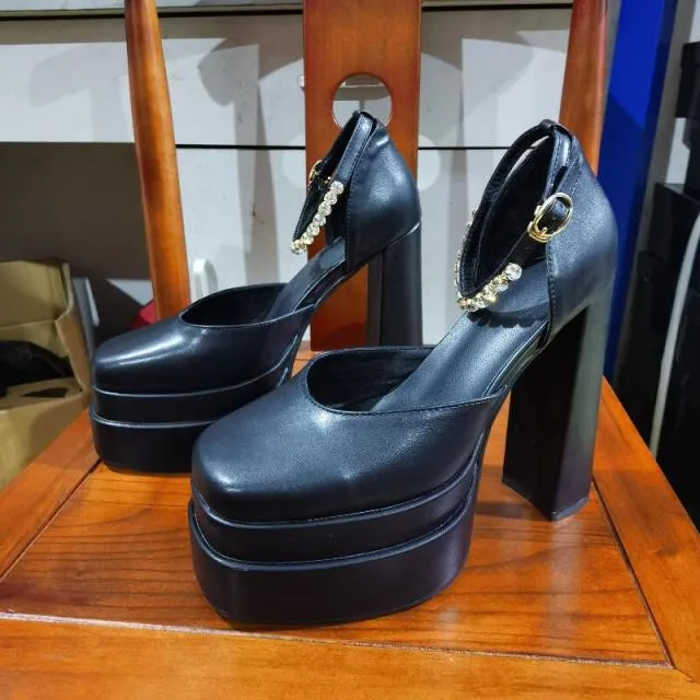 Thick High-heeled Shoes Platform Women Sandals