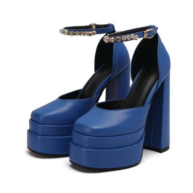 Thick High-heeled Shoes Platform Women Sandals