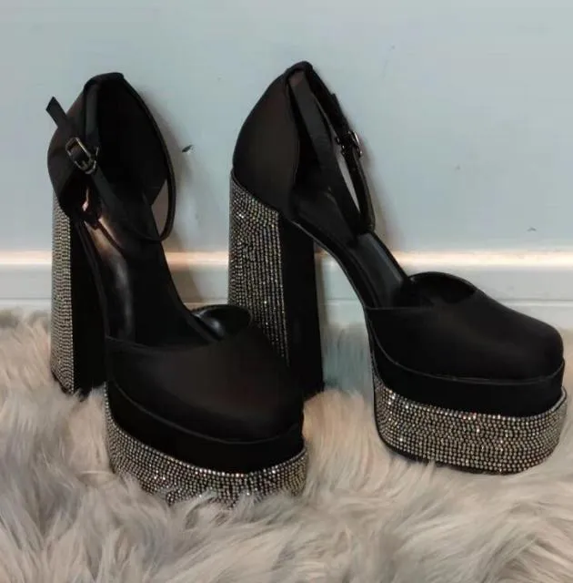 Thick High-heeled Shoes Platform Women Sandals