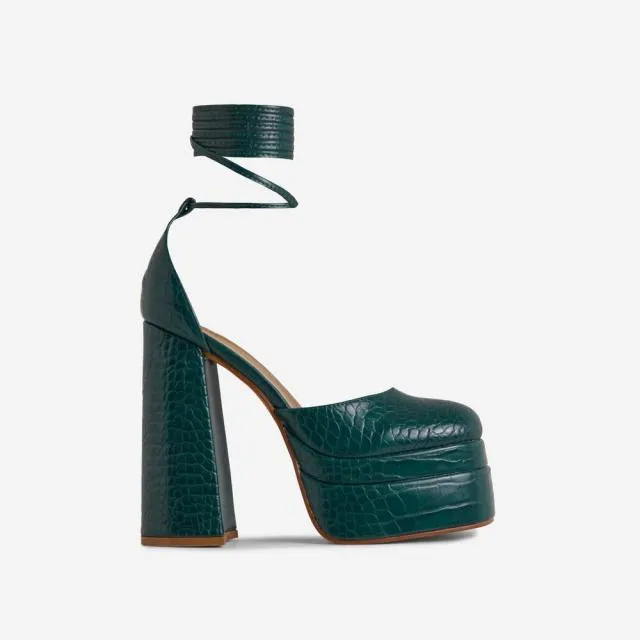 Thick High-heeled Shoes Platform Women Sandals