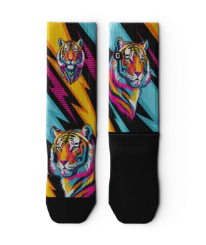 Tiger Flash Crew Socks