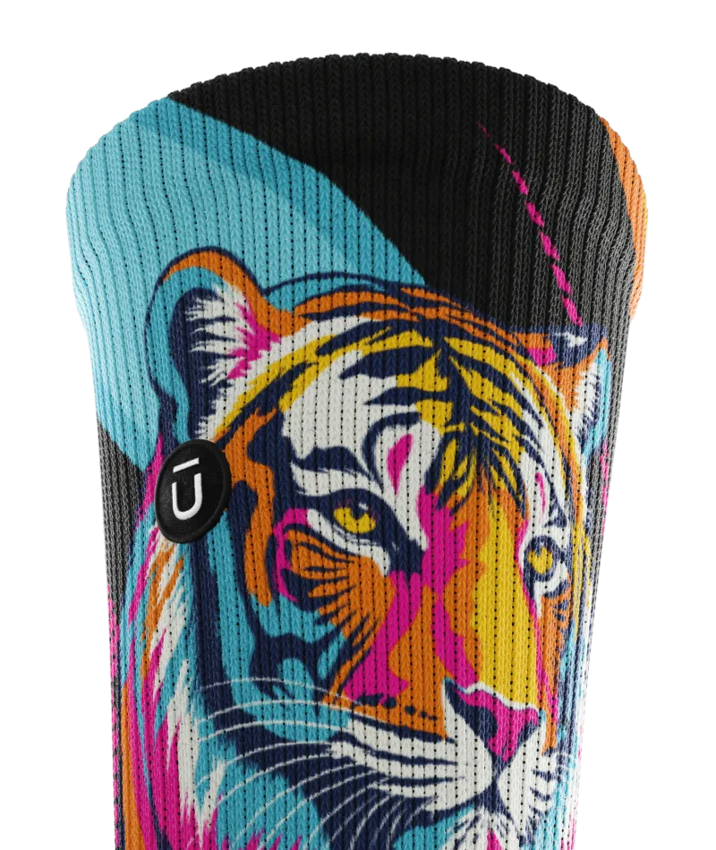 Tiger Flash Crew Socks