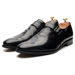 'Tokyo' Black Leather Monk Strap UK 12 F