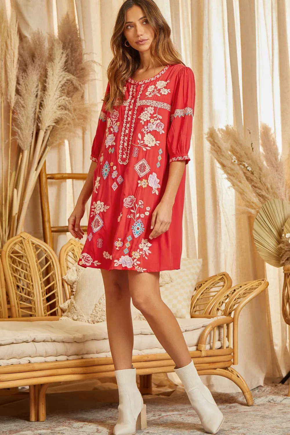 Too Mater Embroidered Dress