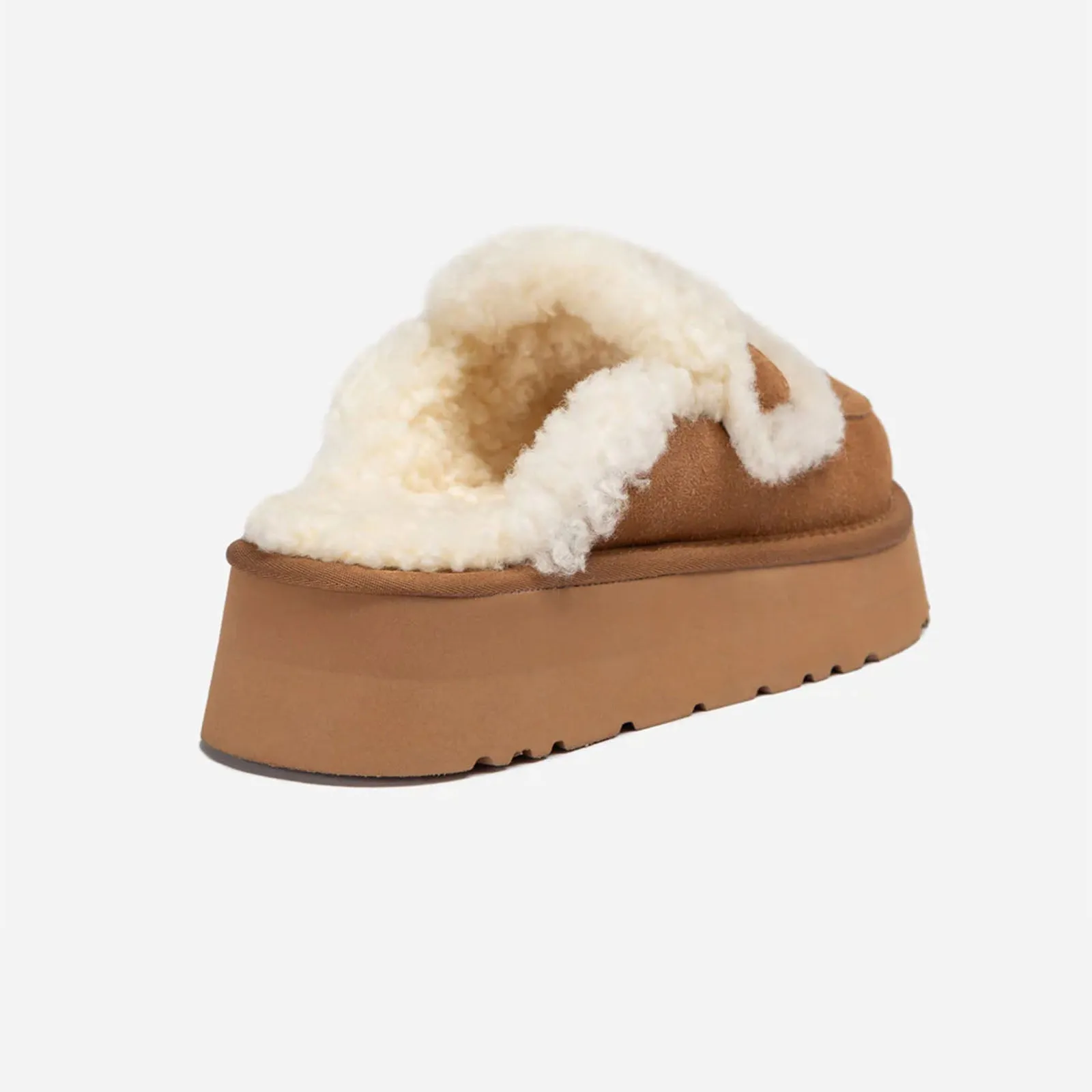 Ugg Slipper Ladies Platform Violet Chestnut 39