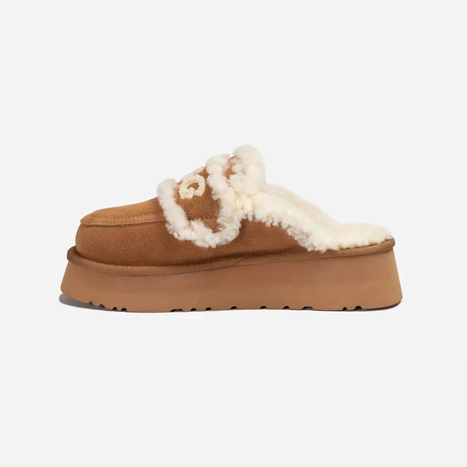 Ugg Slipper Ladies Platform Violet Chestnut 39