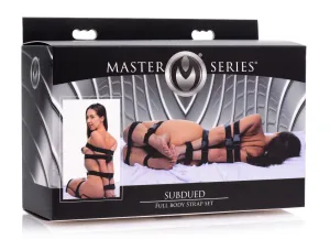 Ultimate Bondage Restraints: Seven Adjustable Nylon Straps for Immersive Play
