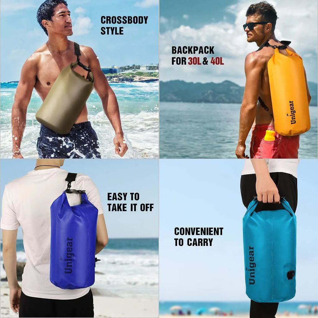 Unigear Floating and Lightweight Waterproof Bags for Kayaking, , Fishing, Swimming with Waterproof Phone Case