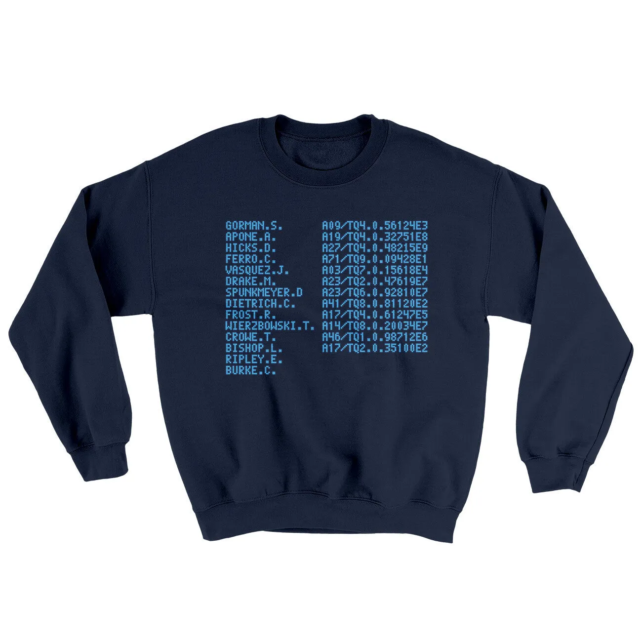 Uss Sulaco Crew List Ugly Sweater