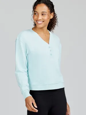 Varsity Henley Sweatshirt