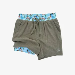 Velvet Fawn Hamilton Athletic Short/Maui Mallards