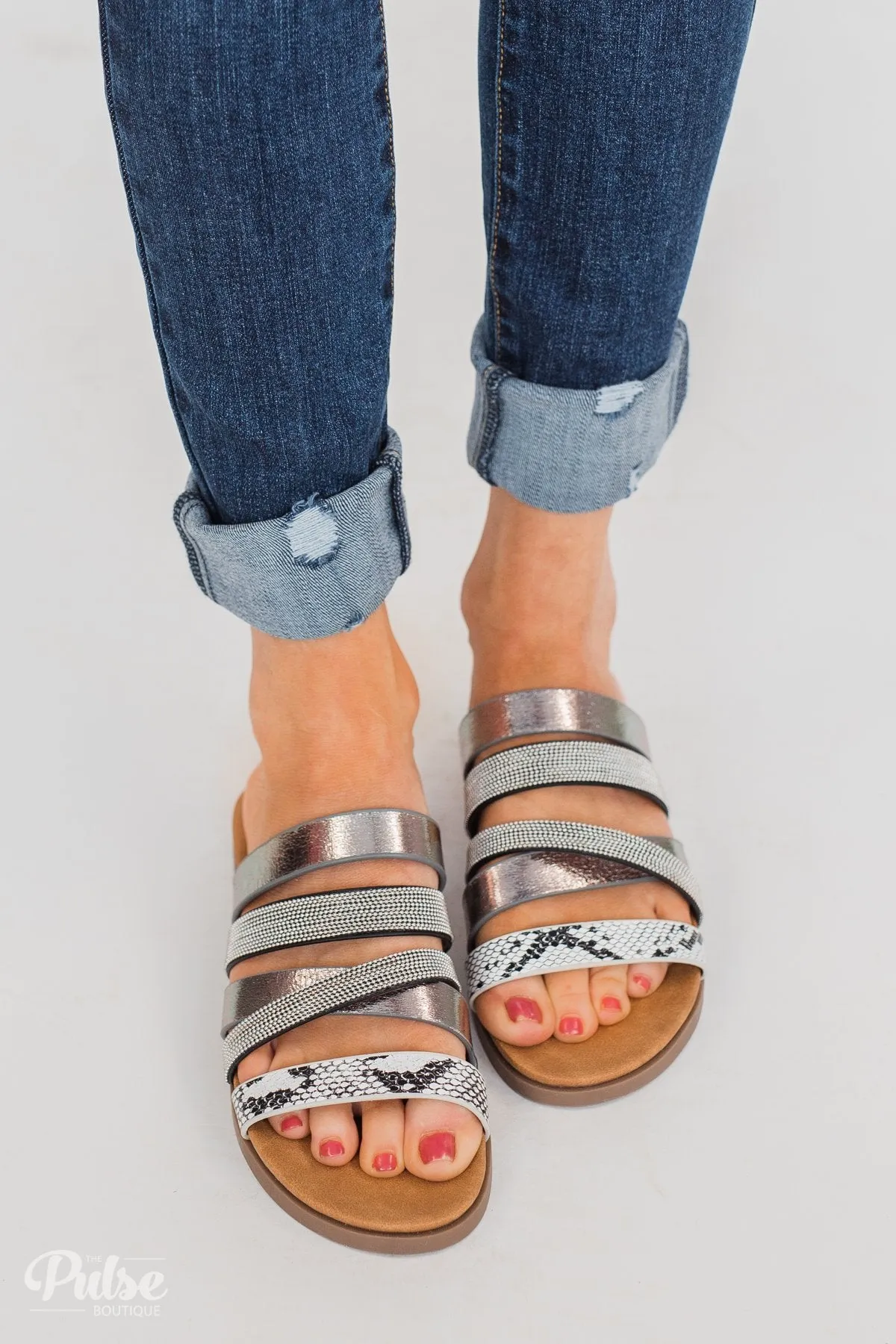 Very G Ginger Sandals- Pewter