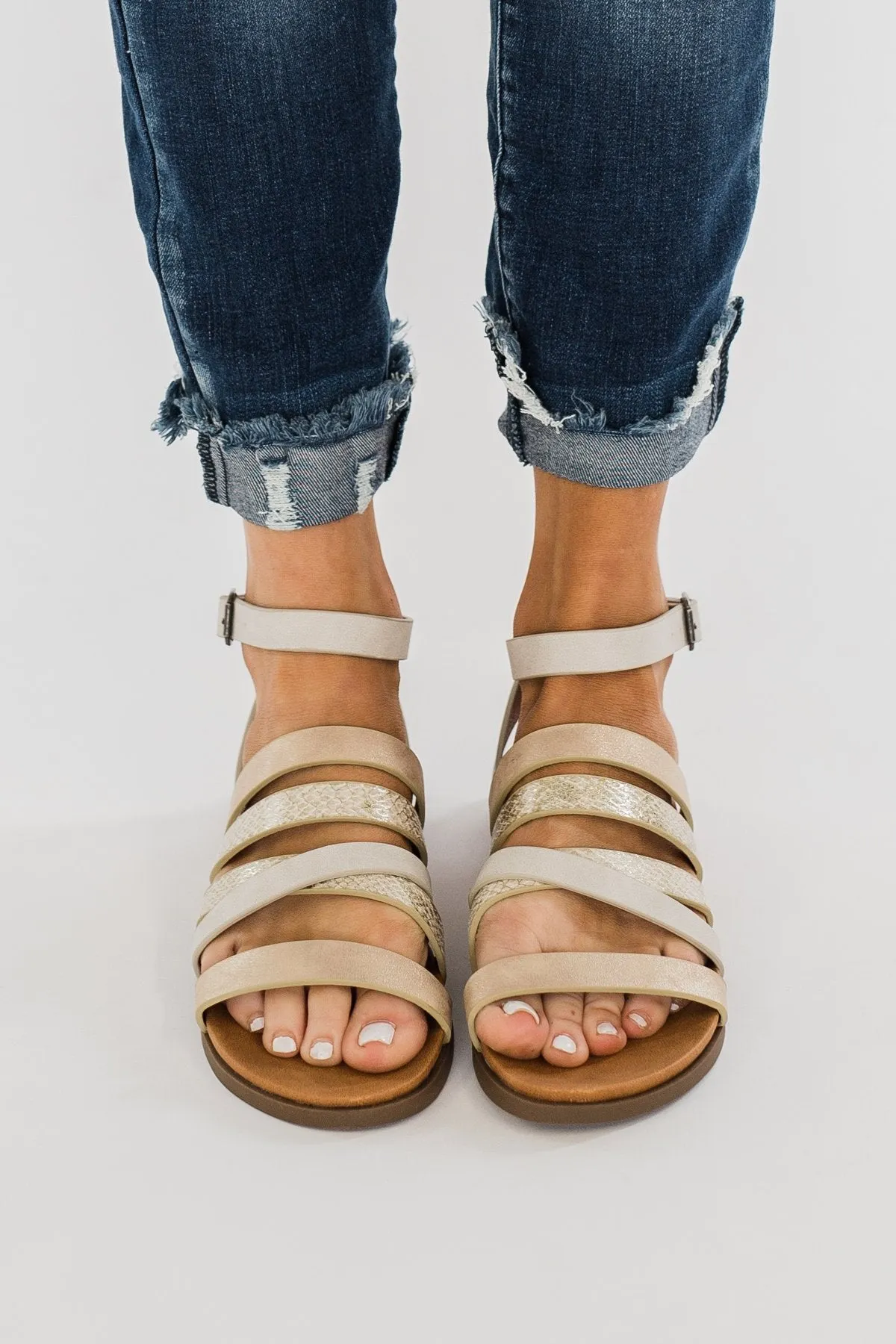 Very G Virginia Sandals- Cream