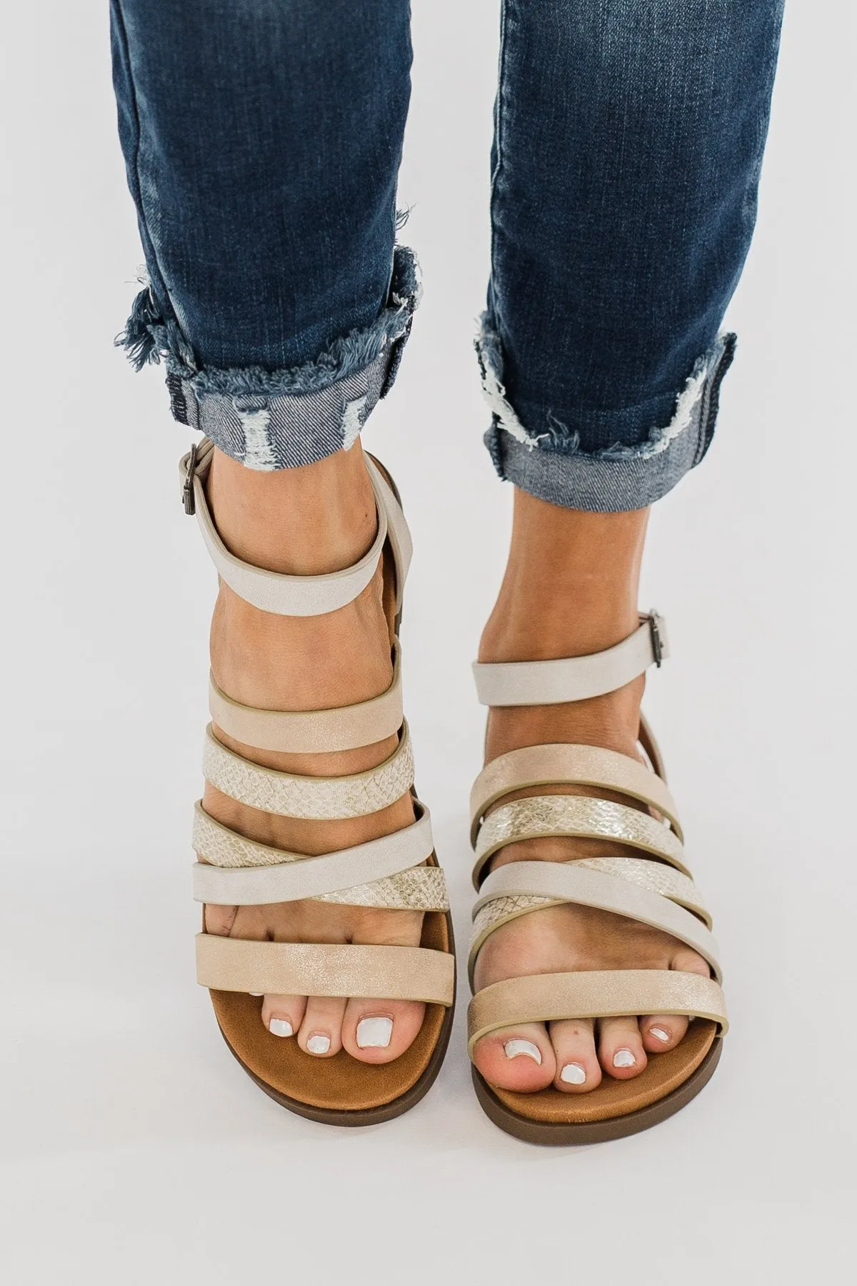 Very G Virginia Sandals- Cream