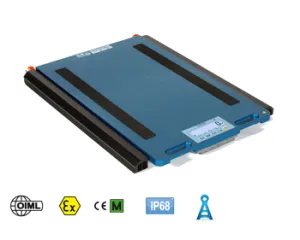 Vezeték nélküli tengelysúlymérő platform 750x450mm – 10 000 kg