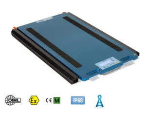 Vezeték nélküli tengelysúlymérő platform 900x500mm – 20 000 kg