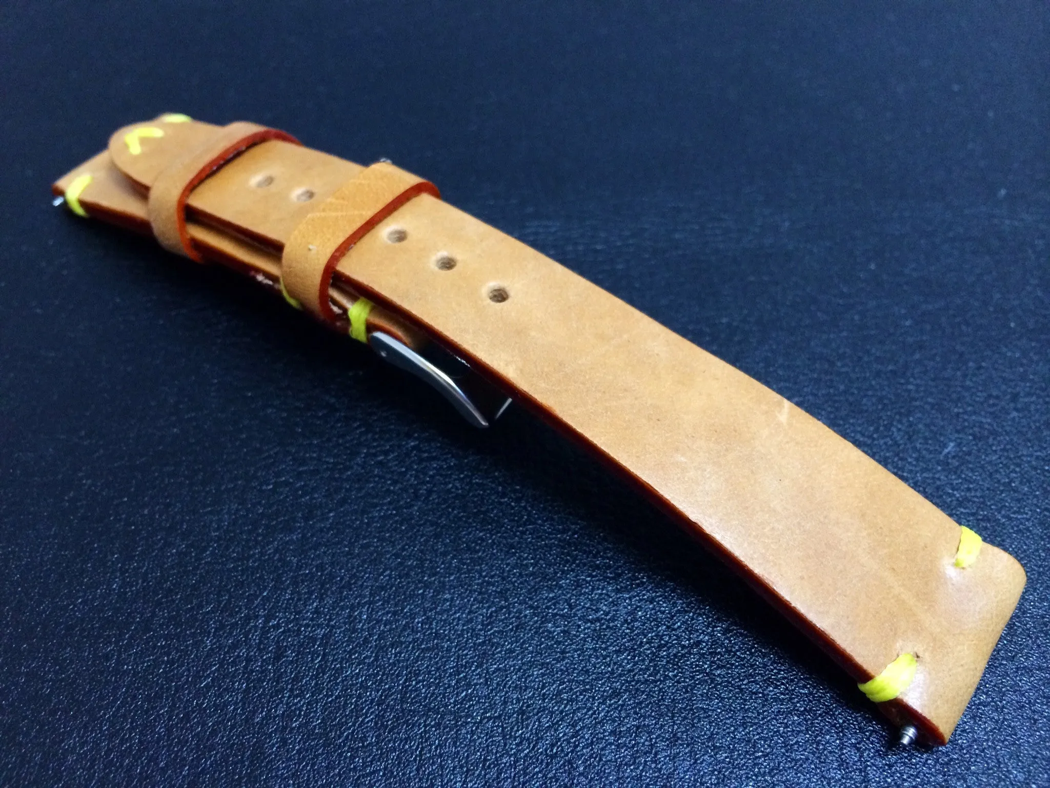 Vintage (1980's) Louis Vuitton Leather material watch Strap for Rolex, IWC - (20mm/16mm)