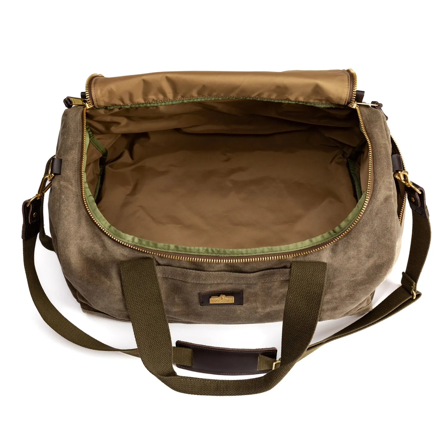 Waxed Canvas Duffle Bag