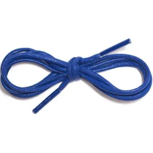 Waxed Cotton Dress Round 1/8" - Royal Blue (12 Pair Pack) Shoelaces