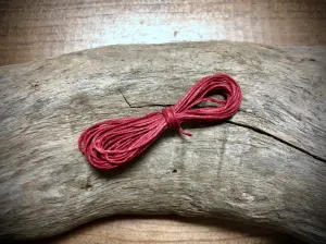 Waxed Irish Linen - Red