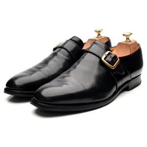 'Westbury' Black Leather Monk Strap UK 10 F