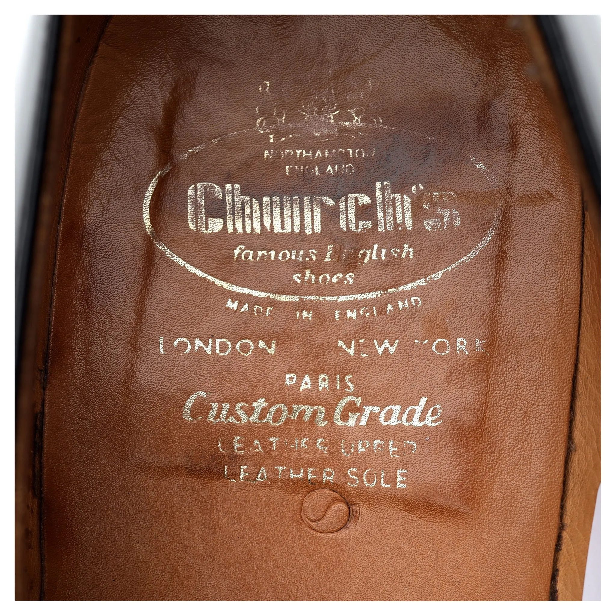 'Westbury' Black Leather Monk Strap UK 12 F