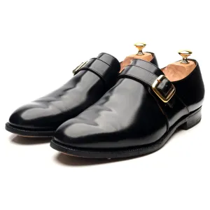 'Westbury' Black Leather Monk Strap UK 12 F