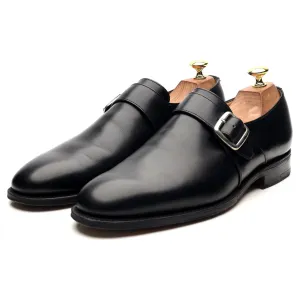 'Westbury' Black Leather Monk Strap UK 8 F