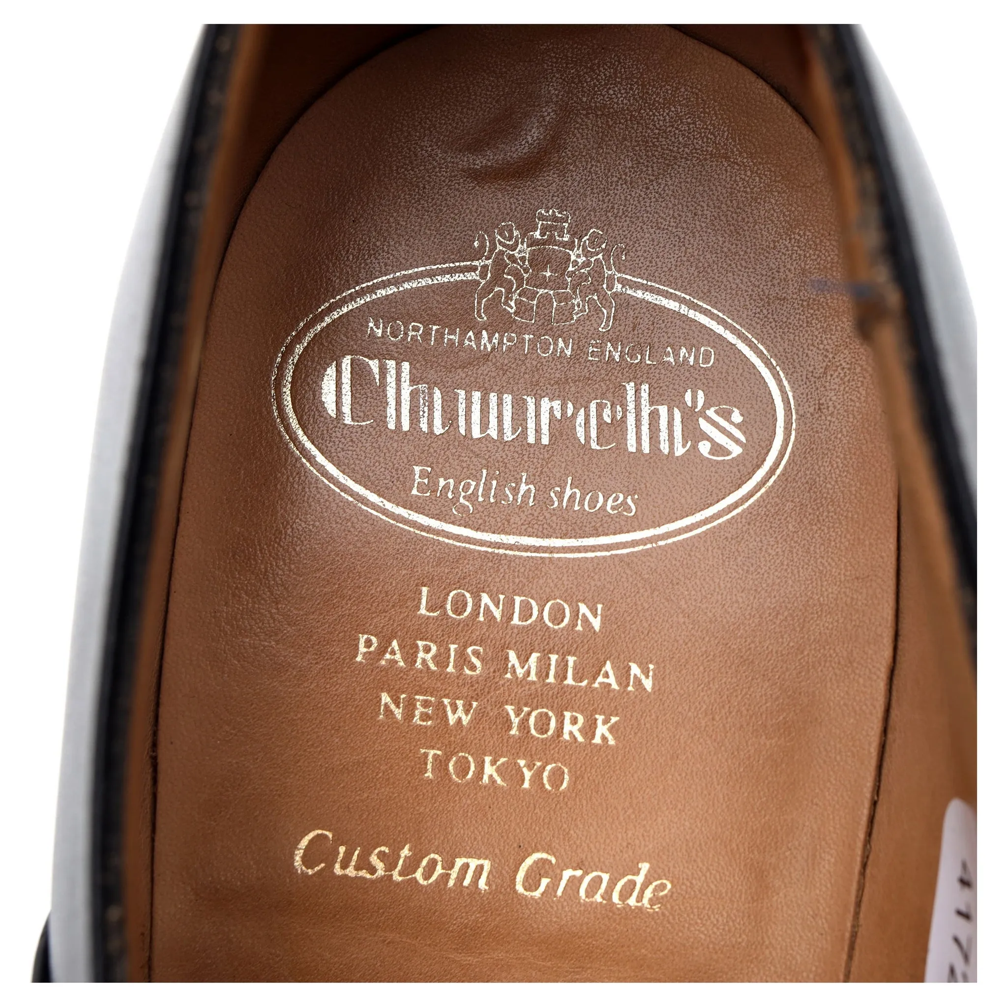 'Westbury' Black Leather Monk Strap UK 8 F