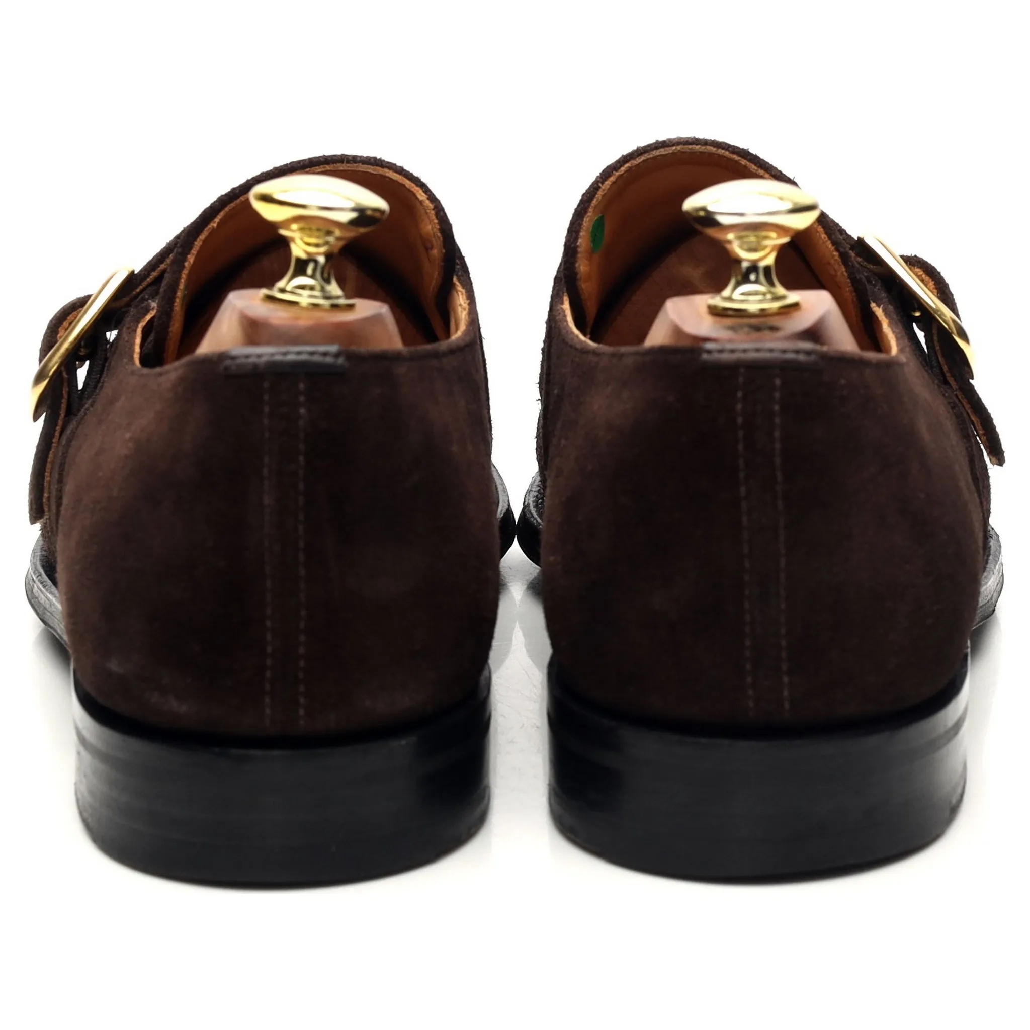 'Westbury' Dark Brown Suede Monk Strap UK 7 F