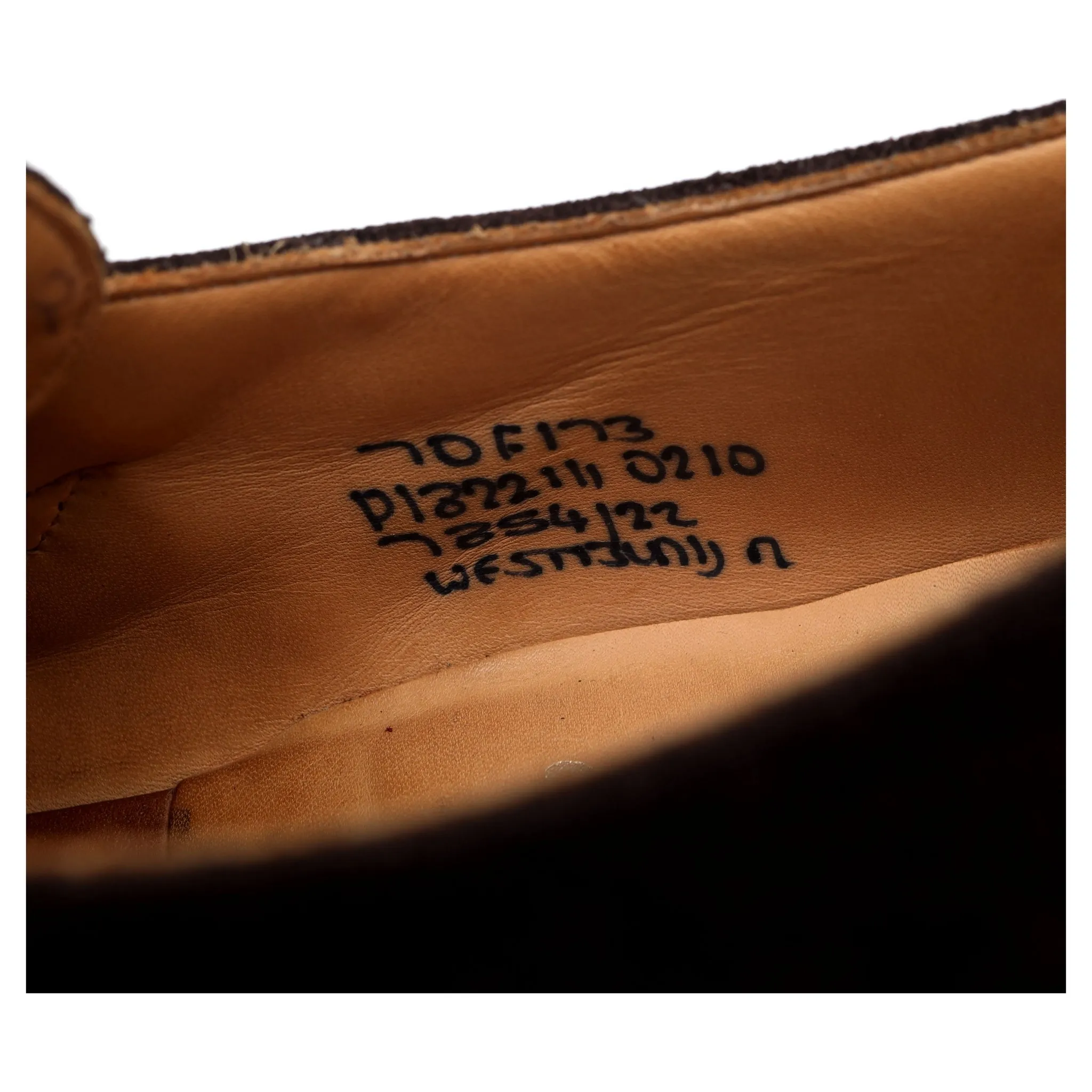 'Westbury' Dark Brown Suede Monk Strap UK 7 F