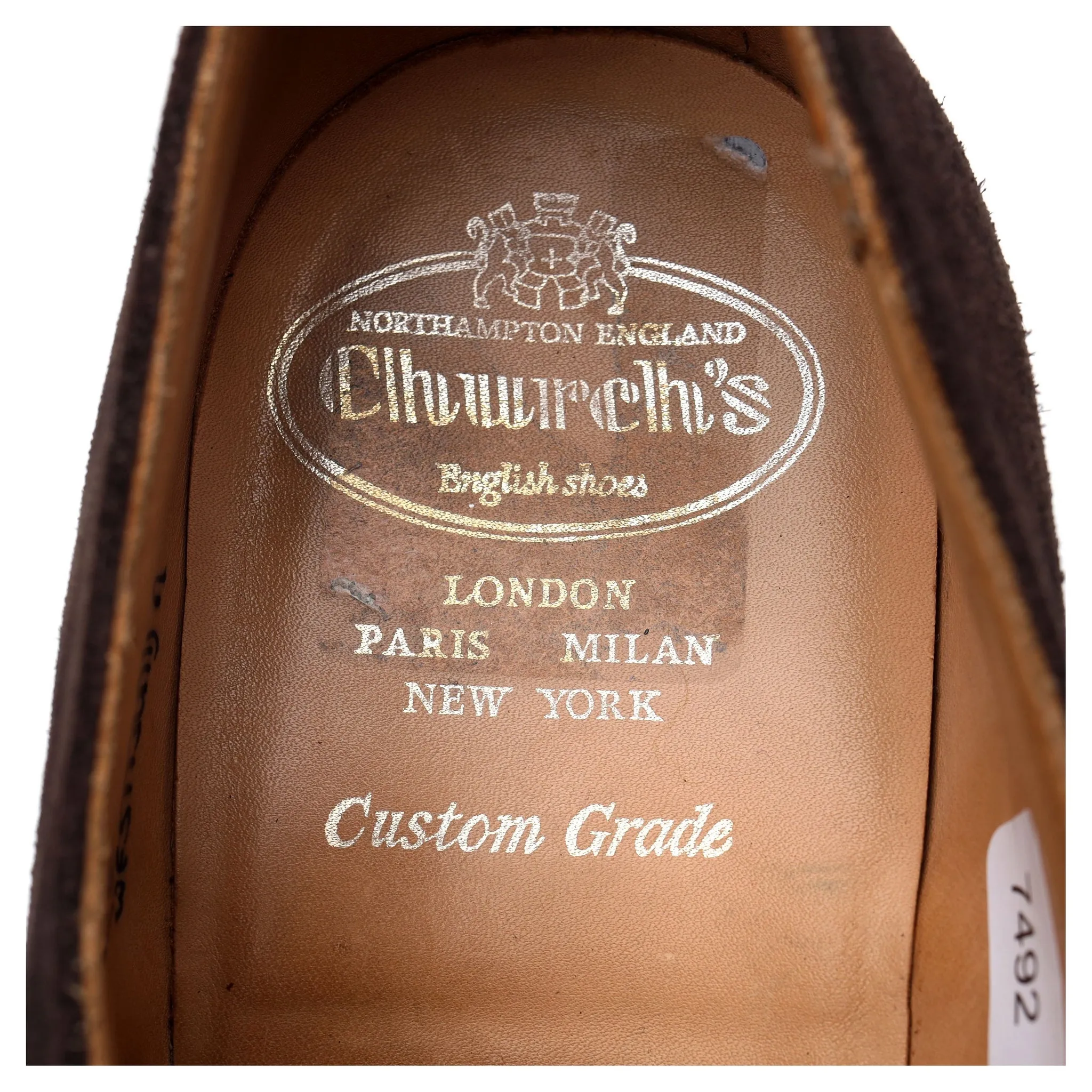 'Westbury' Dark Brown Suede Monk Strap UK 7 F