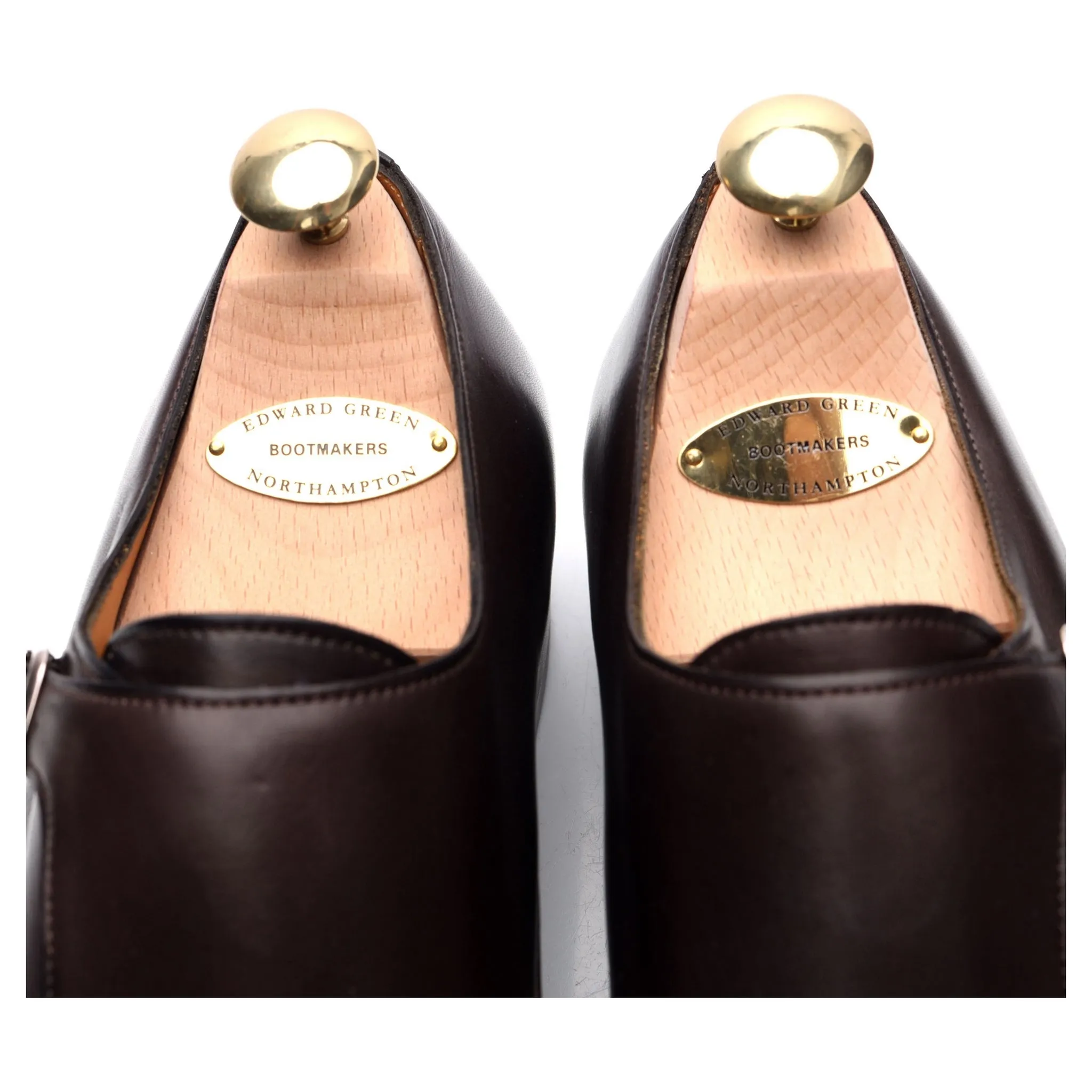 'Westminster' Dark Brown Leather Double Monk Strap UK 8.5 E