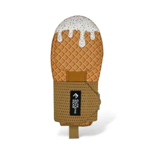 White Ice Cream Sliding Mitt