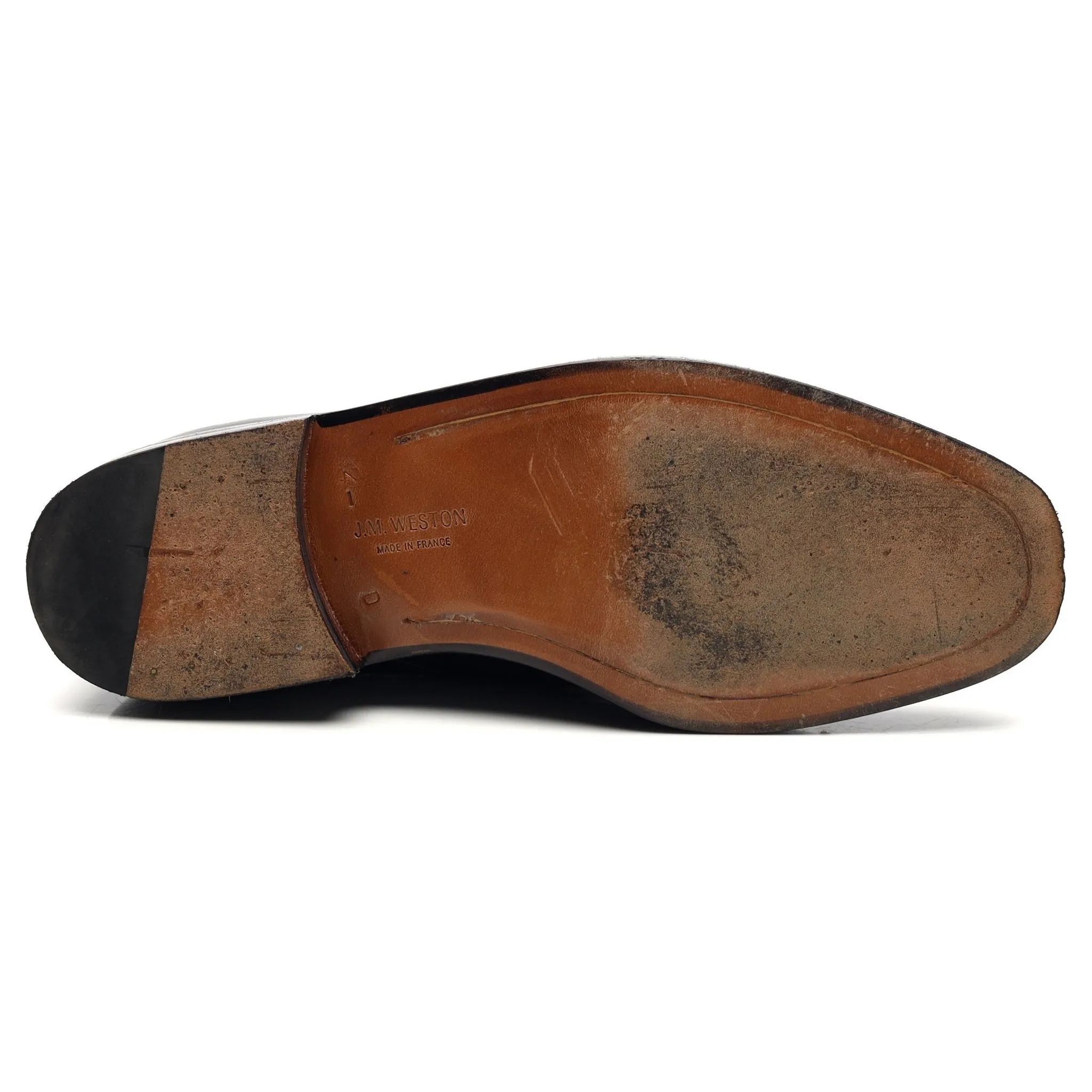 'Women's' Black Leather Double Monk Strap UK 4.5 D